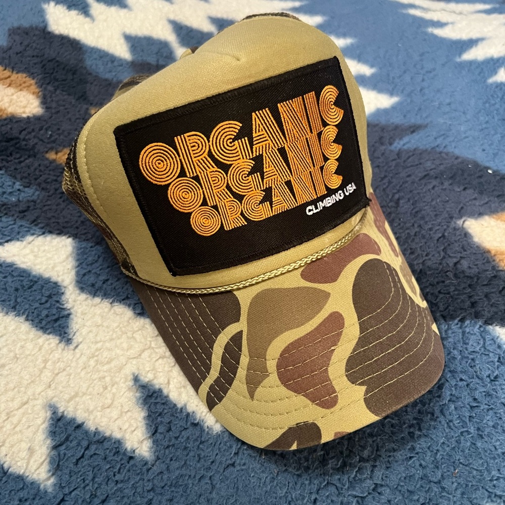 Organic Climbing USA Camo Cap